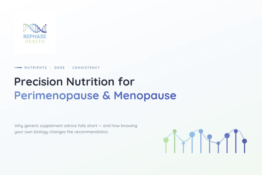 Why "Take a Multivitamin" Isn't Enough: Precision Nutrition for Perimenopause and Menopause